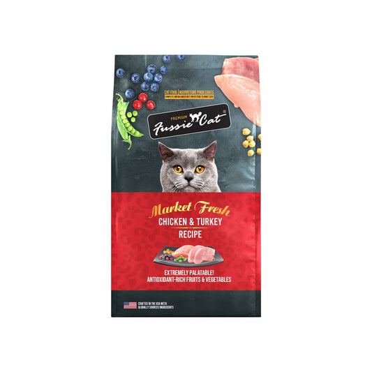 Fussie Cat Market Fresh Chicken & Turkey Recipe Dry Cat Food