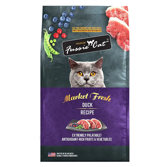 Fussie Cat Market Fresh Duck Recipe Dry Cat Food
