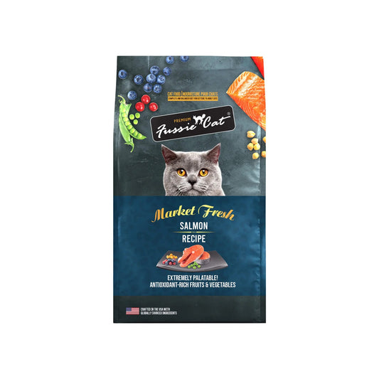 Fussie Cat Market Fresh Salmon Recipe Dry Cat Food