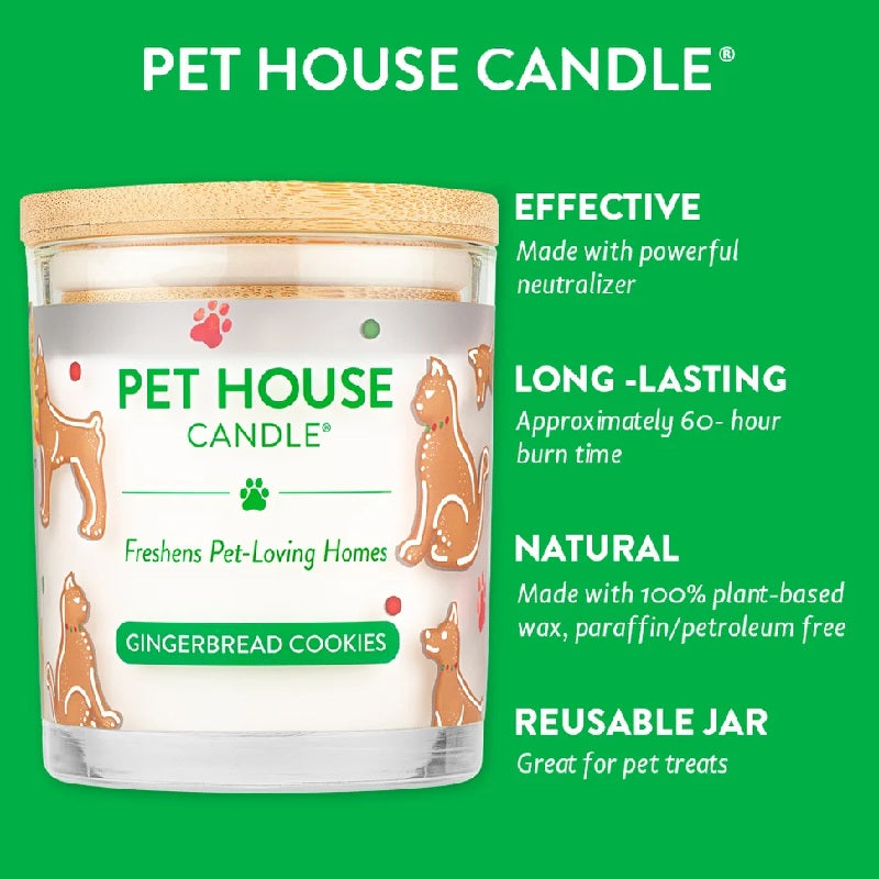 Pet House Gingerbread Cookies Plant-Based Wax Candle (9 oz.)