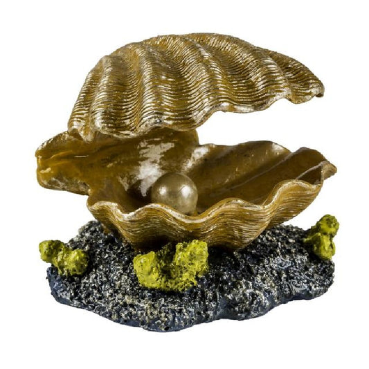 GloFish Clam Aquarium Ornament