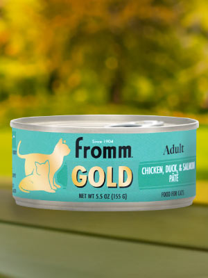 Fromm Adult Gold Chicken, Duck, & Salmon Pate Canned Cat Food