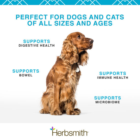 Herbsmith Microflora Plus for Digestion Capsules Daily Dog & Cat Supplement