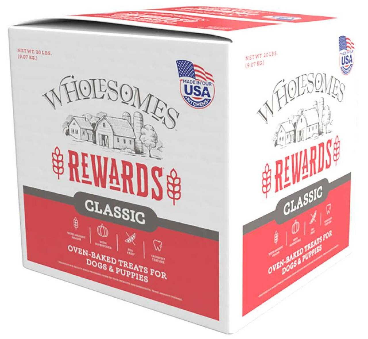 Wholesomes Rewards Classic Biscuits Jumbo 20 LB