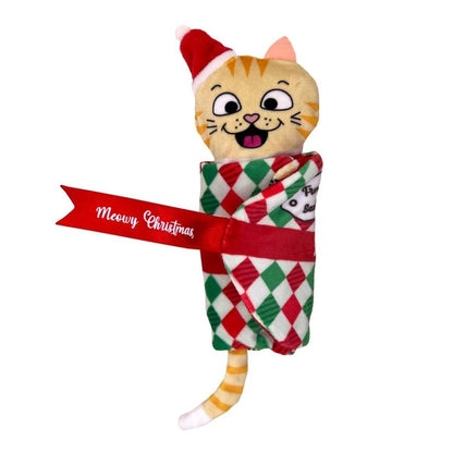 KONG Holiday Pull-A-Partz Present Cat Toy