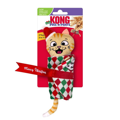 KONG Holiday Pull-A-Partz Present Cat Toy