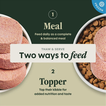 Instinct Raw Frozen Adult Patties Grain-Free Real Beef Recipe Dog Food, 6lb