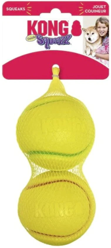 KONG Squeezz Tennis Ball 2 Count