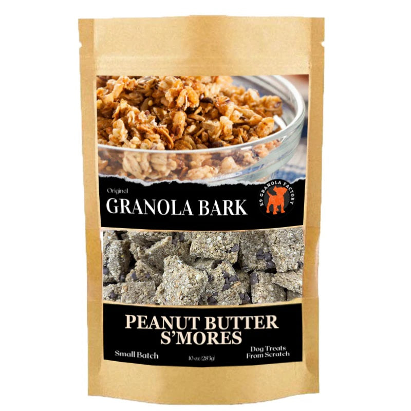 K9 Granola Factory Granola Bark Peanut Butter S'mores Dog Treats 10 oz