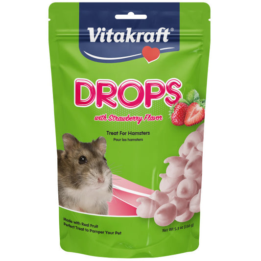 Vitakraft Drops Strawberry & Yogurt Hamster Treats