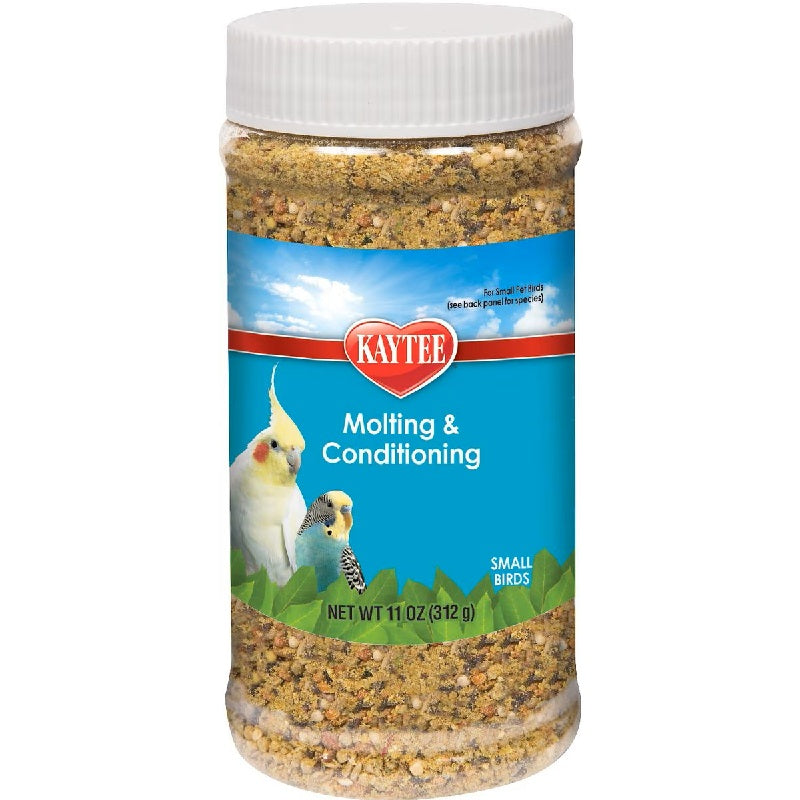 Kaytee Molting and Conditioning Jar for Small Pet Birds, 11 oz.