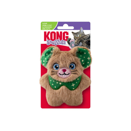 KONG Holiday Cat Snuzzles Mouse Assorted Cat Toy