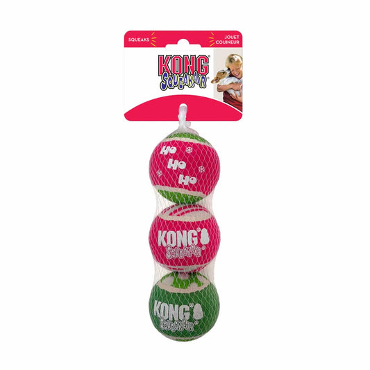 Kong SqueakAir Balls 3 Pack, Medium