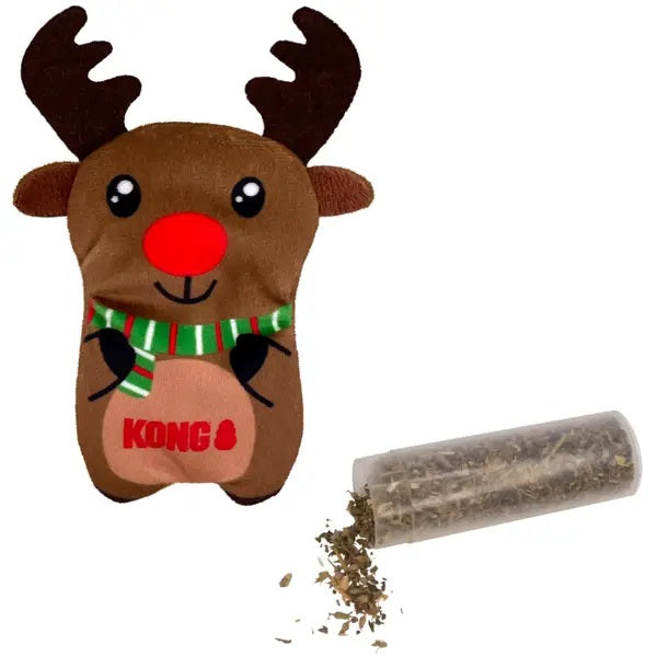 KONG Holiday Refillables Reindeer Cat Toy