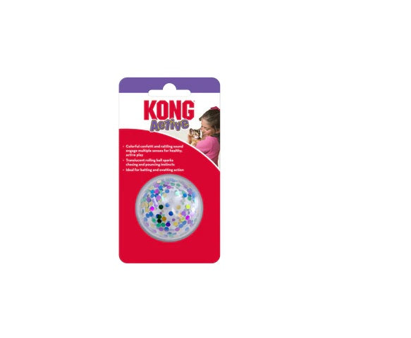 KONG Active Confetti Ball Cat Toy