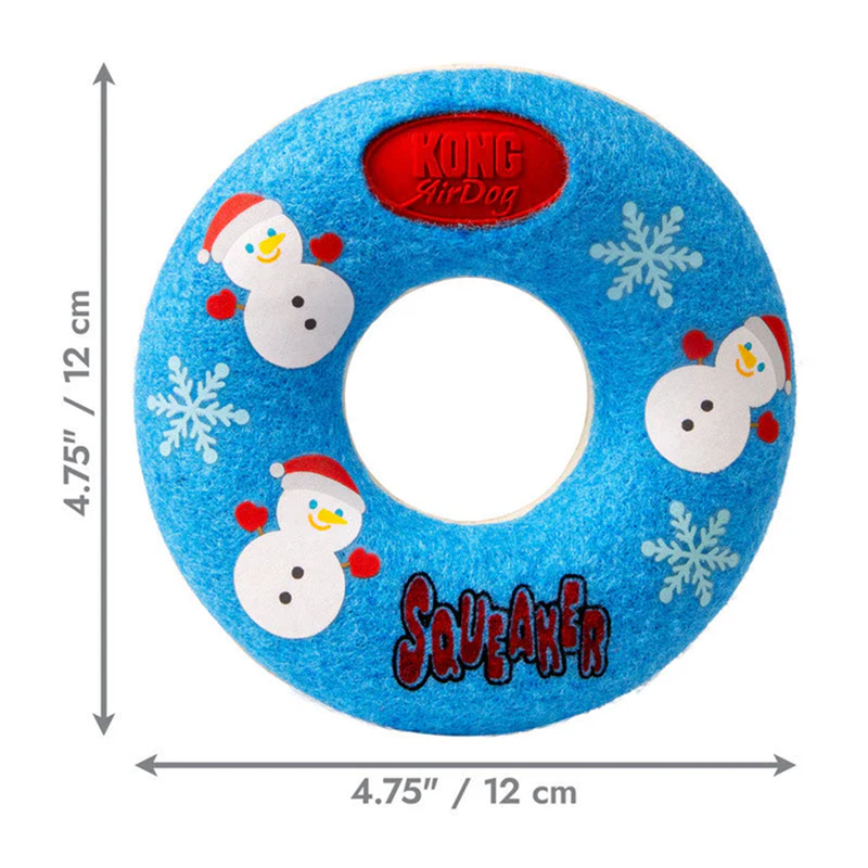 KONG Holiday AirDog® Donut Dog Toy, Medium