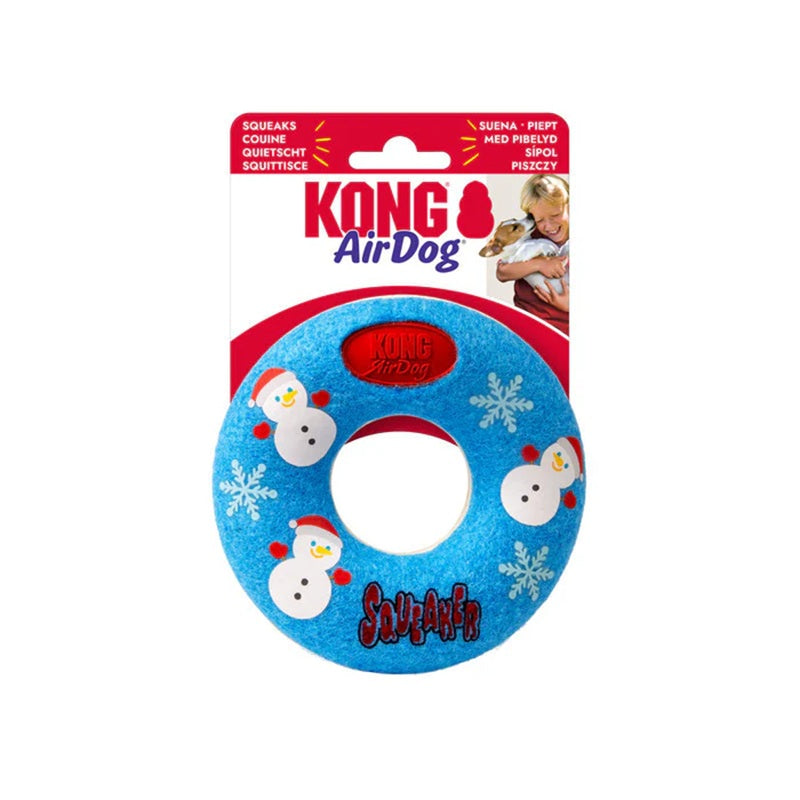 KONG Holiday AirDog® Donut Dog Toy, Medium