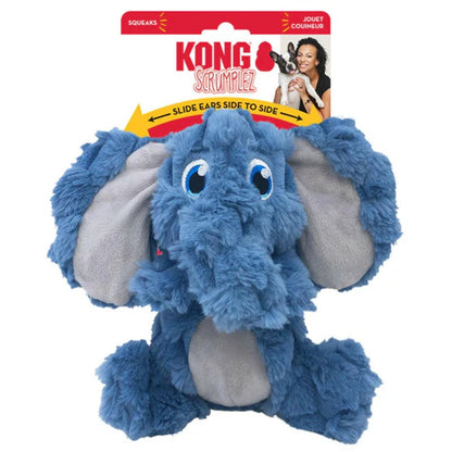 KONG Scrumplez Elephant Dog Toy, Medium