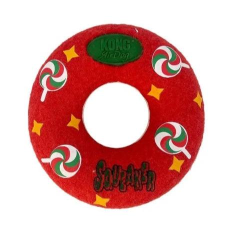 Kong Holiday AirDog Squeaker Donut Medium