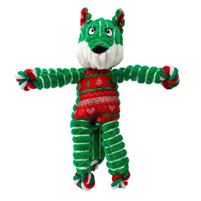 KONG Holiday Floppy Knots Fox Dog Toy Sm/Md