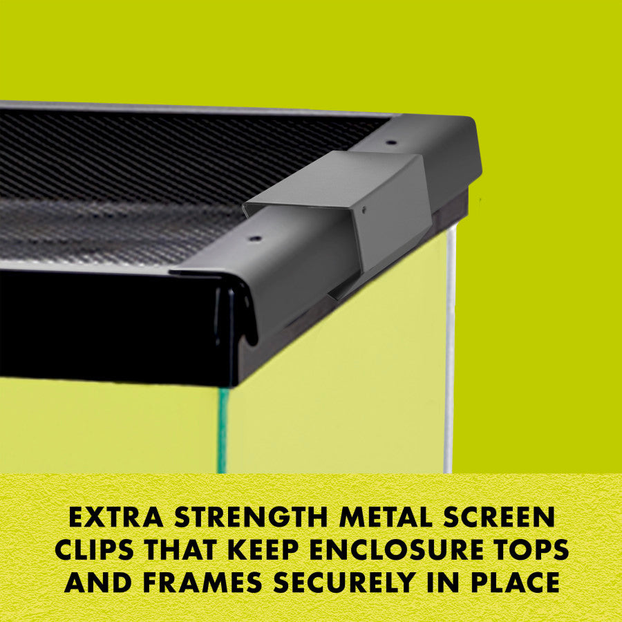Zilla Heavy Duty Terrarium Screen Clips, Large