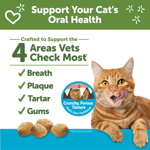 Whimzees Wellness Natural Dental Cat Treats Chicken & Tuna Flavor, 2 oz.