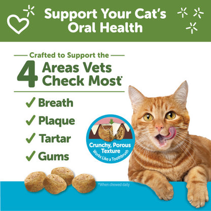 Whimzees Wellness Natural Dental Cat Treats Chicken & Tuna Flavor, 2 oz.