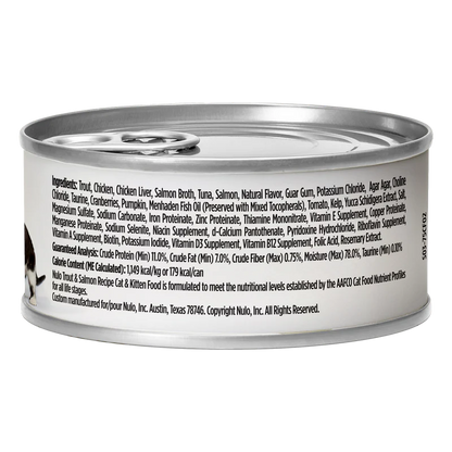 Nulo Trout & Salmon Recipe Grain-Free Canned Cat & Kitten Food