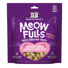 Load image into Gallery viewer, Stella &amp; Chewy&#39;s Meowfulls Whitefish &amp; Salmon Recipe Grain-Free Freeze-Dried Cat Treats 1.5 oz
