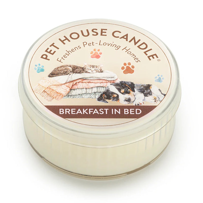 Pet House Breakfast in Bed Plant-Based Soy Wax Mini Candle 1.5 oz