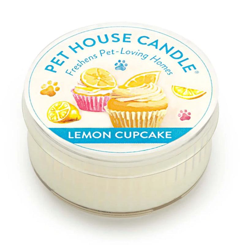 Pet House Lemon Cupcake Plant-Based Soy Wax Mini Candle 1.5 oz