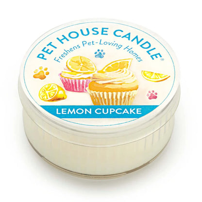 Pet House Lemon Cupcake Plant-Based Soy Wax Mini Candle 1.5 oz