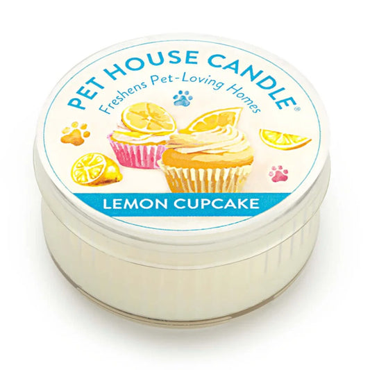 Pet House Lemon Cupcake Plant-Based Soy Wax Mini Candle 1.5 oz