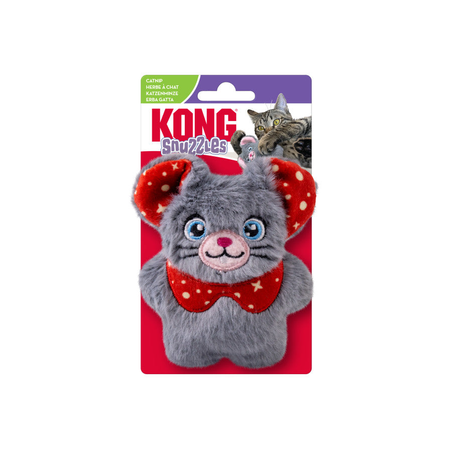 KONG Holiday Cat Snuzzles Mouse Assorted Cat Toy