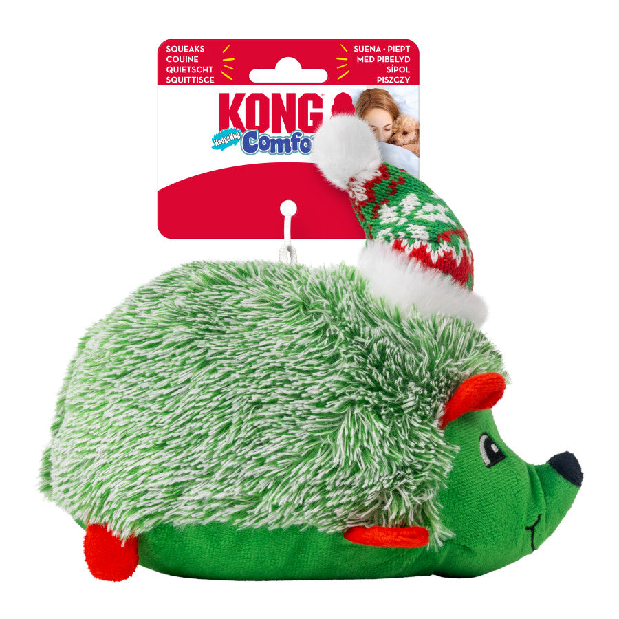 Kong Holiday Comfort HedgeHug Dog Toy