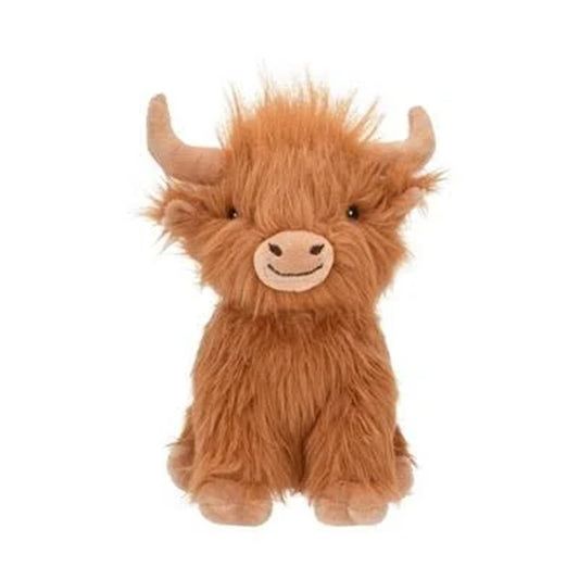 Multipet Highland Cow Dog Toy Assorted Colors, Jumbo