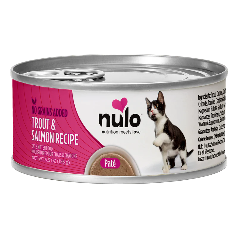 Nulo Trout & Salmon Recipe Grain-Free Canned Cat & Kitten Food
