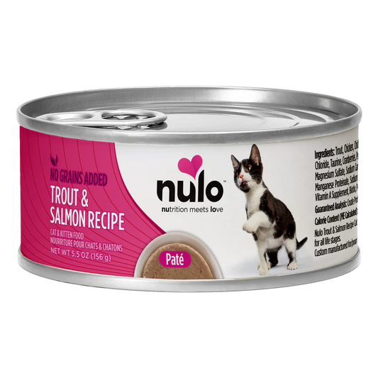 Nulo Trout & Salmon Recipe Grain-Free Canned Cat & Kitten Food