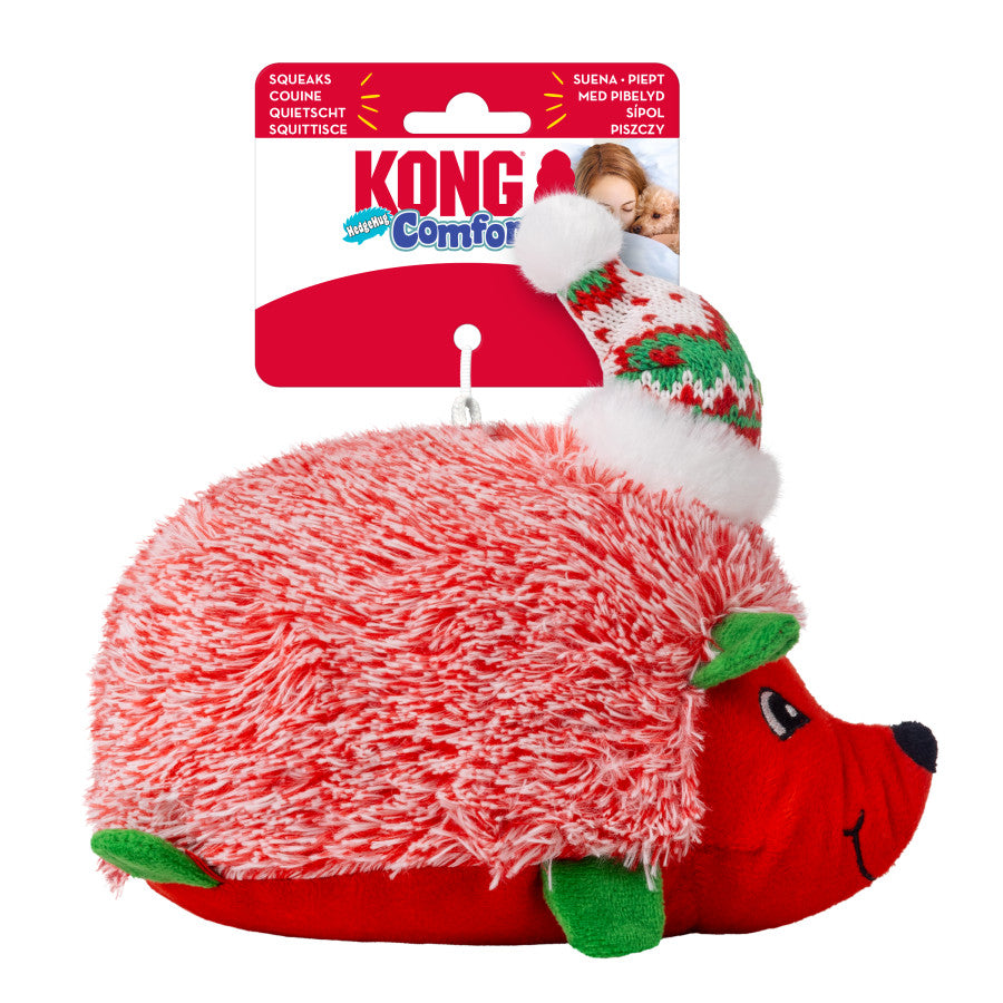 Kong Holiday Comfort HedgeHug Dog Toy