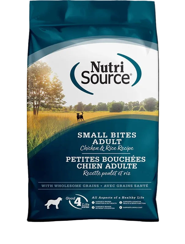 NutriSource Adult Small Bites Chicken & Rice Recipe