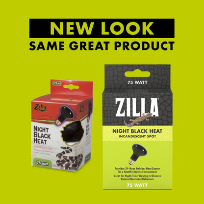Zilla Night Black Heat Incandescent Spot Bulb