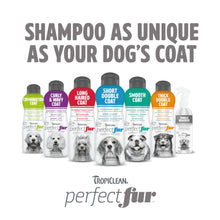 Load image into Gallery viewer, Tropiclean Perfect Fur Curly &amp; Wavy Coat Shampoo for Dogs 16 oz.
