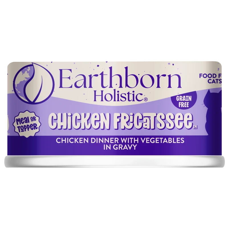 Earthborn Holistic Chicken Fricatssee Canned Cat Food 5.5 oz