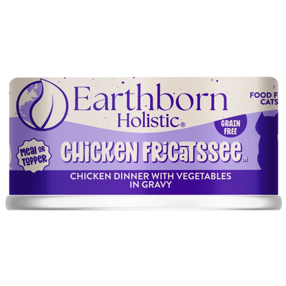 Earthborn Holistic Chicken Fricatssee Canned Cat Food 5.5 oz