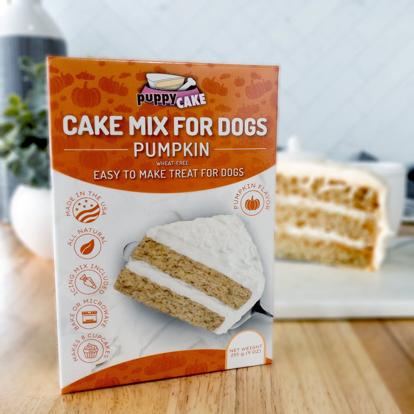 Puppy Cake Mix Pumpkin (wheat-free) 9 oz