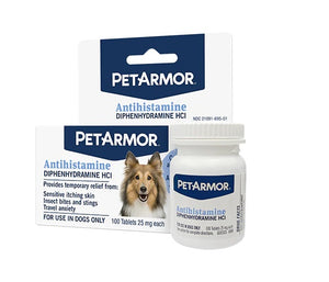 PetArmor® Antihistamine Tablets For Dogs 100 ct