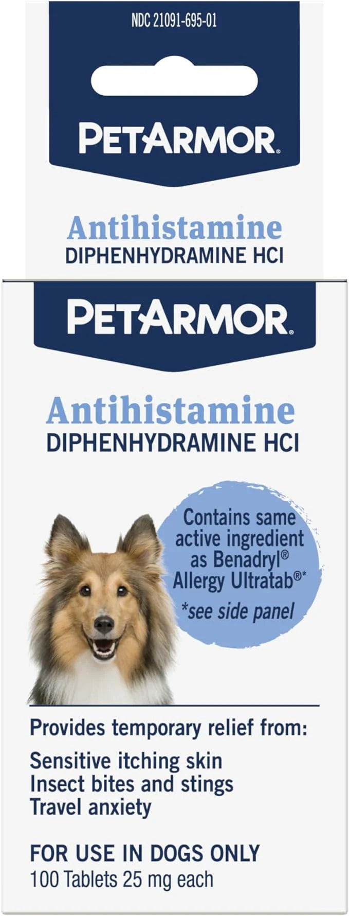 PetArmor® Antihistamine Tablets For Dogs 100 ct