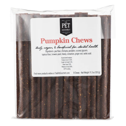The Pet Gourmet Pumpkin Chews Dog Treats, 8 Pack