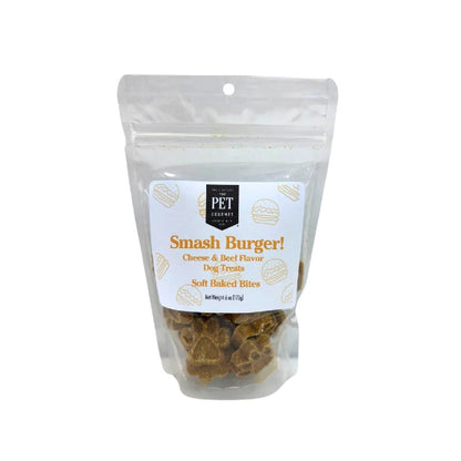 The Pet Gourmet Smash Burger! Soft Baked Dog Treats, 6 oz