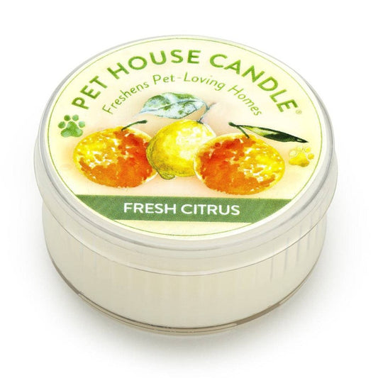 Pet House Fresh Citrus Plant-Based Soy Wax Mini Candle 1.5 oz